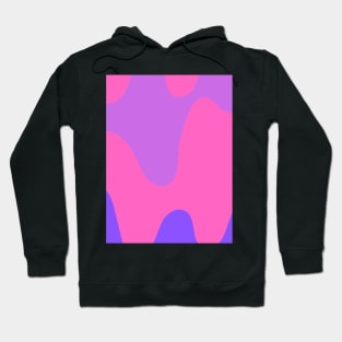 Abstract purple and pink swirl pattern Hoodie